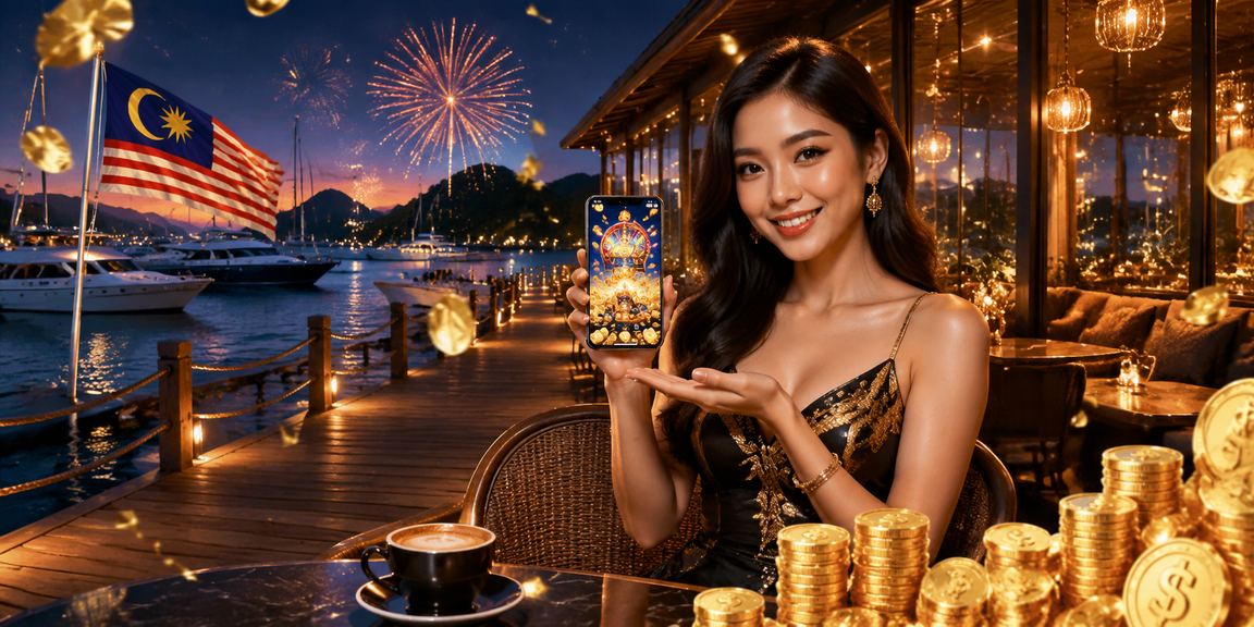 Pengguna bermain kasino dan sukan melalui telefon mudah alih di Langkawi Malaysia