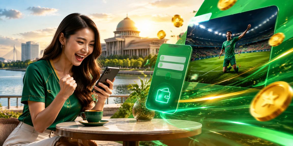 Pemain kasino mudah alih di Putrajaya Malaysia menikmati permainan popular dengan telefon pintar